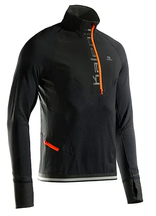 [xs] мужской тёплый беговой лонгслив decathlon