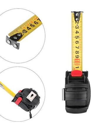 Рулетка intertool 5 м x 25 мм storm магнит (mt-0826) 3