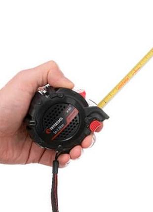 Рулетка intertool 5 м x 25 мм storm магнит (mt-0826) 4