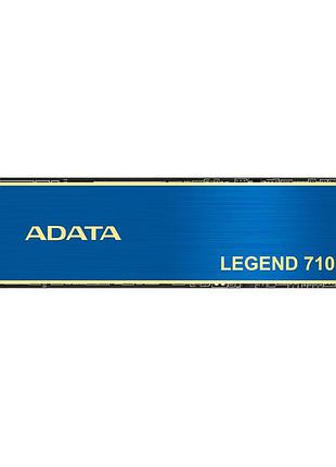 Накопичувач ssd m.2 adata legend 710 256gb 2280 pciegen 3x4 3d nand read/write: 2100/1000 mb/sec
