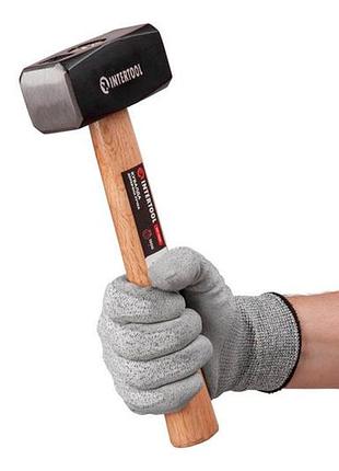 Кувалда intertool 1500г ручка дерево (ht-0221) 4