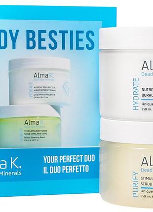 Набір для догляду за тілом body besties alma k, (250 мл/250 мл)
