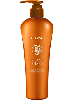 Шампунь для завитков и локонов organic shape duo shampoo t-lab professional, 300 мл