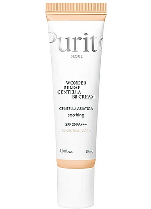 Вb крем с экстрактом центеллы purito seoul wonder releaf centella bb cream (№23 natural beige), 30мл