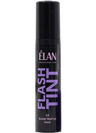 Система прямого окрашивания бровей flash tint 12 black truffle elan, 10 мл