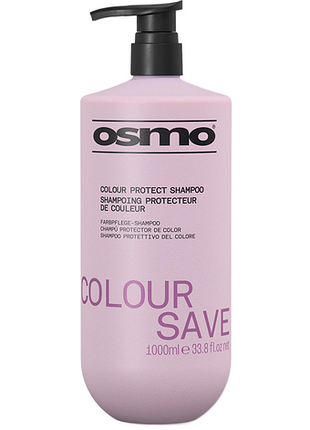 Шампунь для захисту кольору фарбованого волосся colour save new osmo, 1000 мл