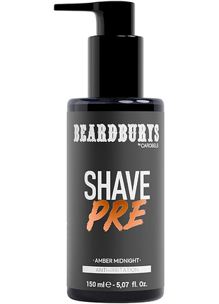 Крем против раздражения перед бритьем amber midnight beardburys, 150 мл