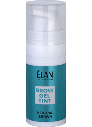 Гель-краска для бровей neutral brown elan, 20 мл