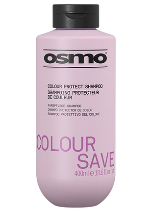 Шампунь для захисту кольору фарбованого волосся colour save new osmo, 400 мл