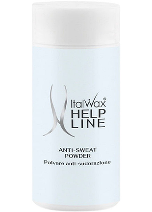 Пудра против гипергидроза anti-sweat powder italwax, 30 г