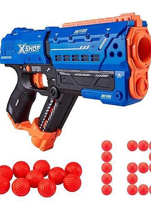 Швидкострільний бластер x-shot excel new chaos meteor 12 кульок (36282r)