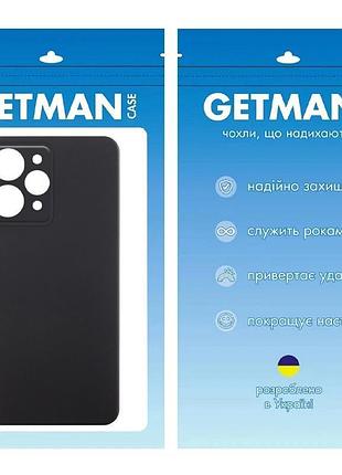 Чехол tpu getman liquid silk full camera для xiaomi redmi 12 черный / black 3