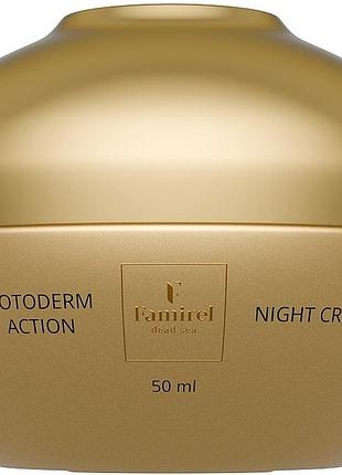 Крем для лица ночной против морщин botoderm action famirel, 50 мл