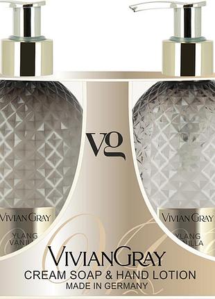 Набор крем-мыло и лосьон для рук ylang & vanilla vivian gray, 2х300 мл