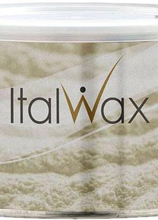Воск для депиляции в банке теплый цинк italwax, 400 мл