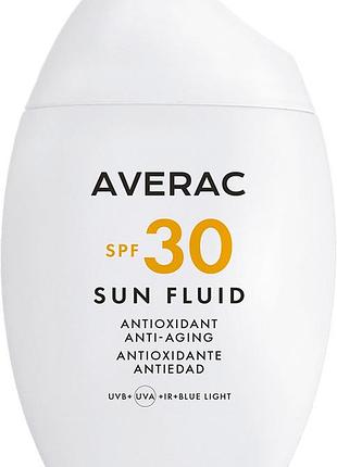 Сонцезахисний флюїд для обличчя sun fluid ultralight spf 30 averac, 50 мл