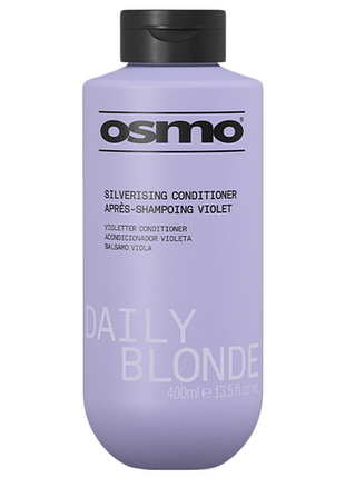 Кондиционер против желтизны окрашенных светлых и натуральных волос daily blonde new osmo, 400 мл