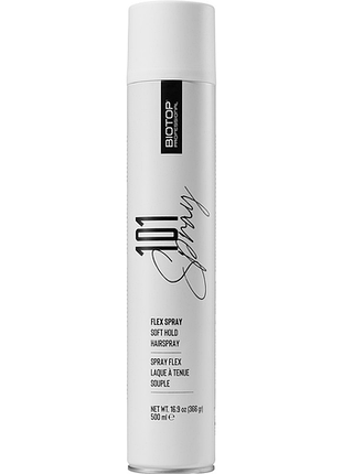 Biotop 101 спрей для волос гибкой фиксации flex spray, 500 мл