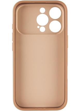 Чехол ummi full camera with magnetic fit hq ring для apple iphone 16 pro (6.3") brown gold 3