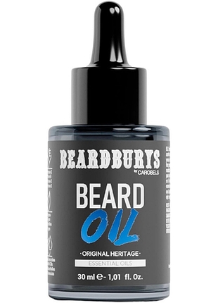 Масло-сыворотка для бороды с эфирными маслами original heritage beardburys, 30 мл