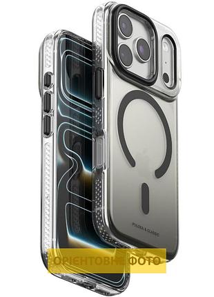 Чехол tpu+pc puloka resplendent with magnetic fit для apple iphone 17 (6.3") black