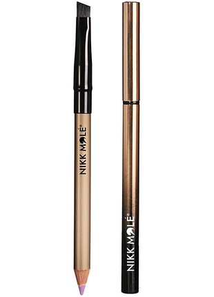 Олівець для моделювання брів фіолетовий brow paste purple nikk mole, 1.5 г
