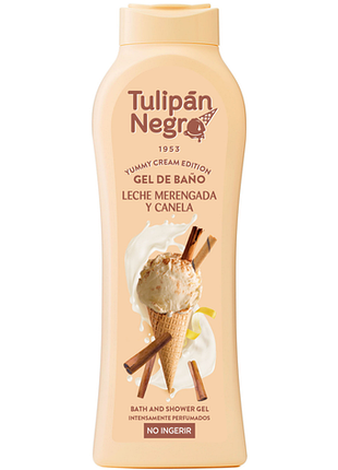 Гель для душу yummy cream молочне бісе tulipan negro, 650 мл
