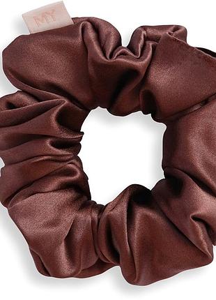 Резинка шелковая для волос горячий шоколад hot chocolate l my heart
