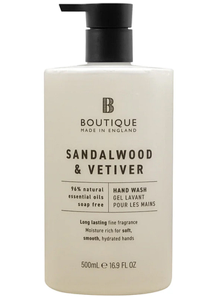 Мило рідке для рук sandalwood&vetiver boutique, 500 мл