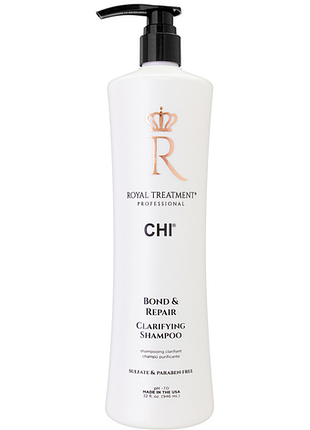 Шампунь зволожувальний для збереження кольору волосся bond&repair royal treatment chi, 946 мл