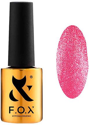 Гель-лак cat eye pink f.o.x, 7 мл