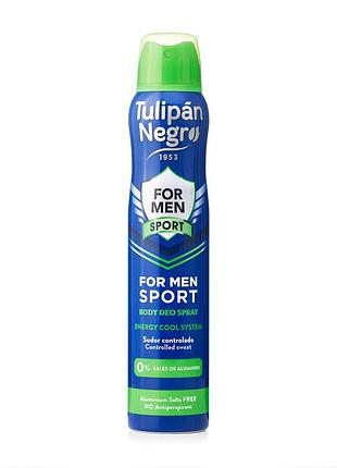 Дезодорант-спрей tulipan negro for men sport (200 мл) daily skin care