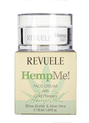 Крем для обличчя revuele hemp me face cream with cold pressed 50 мл daily skin care