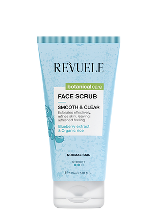 Скраб для лица очищающий revuele "гладкая и очищенная кожа", 150 мл daily skin care