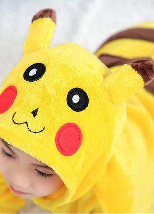 Піжама дитяча, кігурумі пікачу, костюм пікачу, pikachu, pokemon
