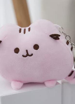 Брелок-игрушка мягкая кот пушин pusheen розовый