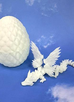 Іграшка дракон в яйці 3d, світиться вночі