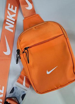 Сумка-месенджер nike, помаранчева 3