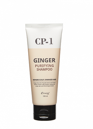 Відновлюючий шампунь для волосся імбир esthetic house cp-1 ginger purifying shampoo , 100 мл