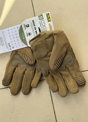 Перчатки пали койот mechanix m-pact оригинал 3