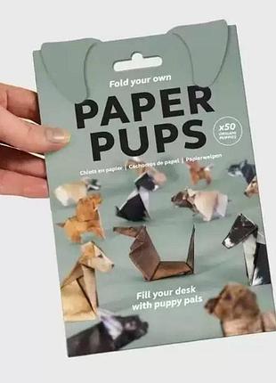 Набор для оригами "paper pups" бумажные щенки