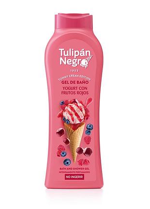 Гель для душу tulipan negro yummy cream ягідний йогурт (650 мл)