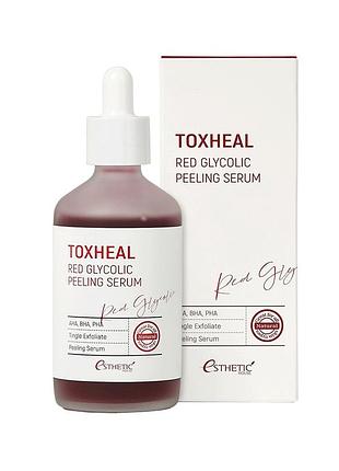 Пилинг-сыворотка для лица esthetic house toxheal red glycolic peeling serum, 100 мл