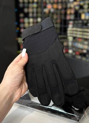 Тактические перчатки mil-tec army - black 7