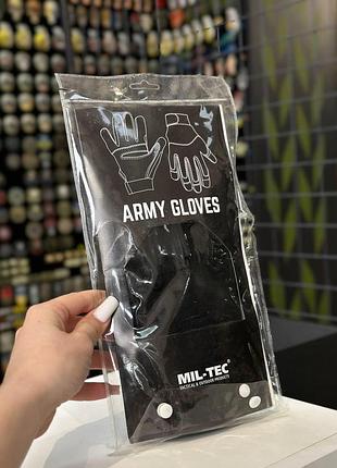 Тактические перчатки mil-tec army - black 9