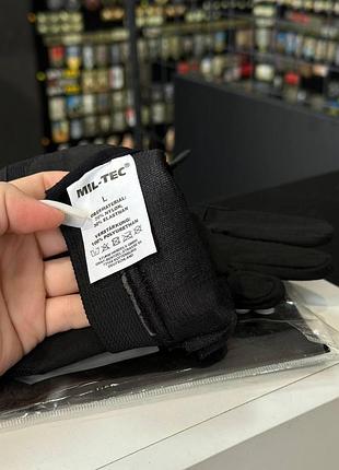 Тактические перчатки mil-tec army - black 10