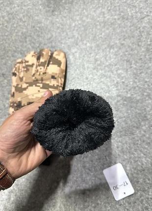 Варежки палые мультикам softshell на меху 6