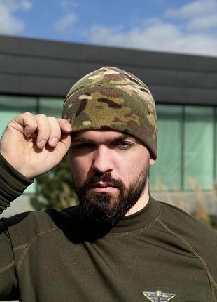 Шапка флис мультикам military 5