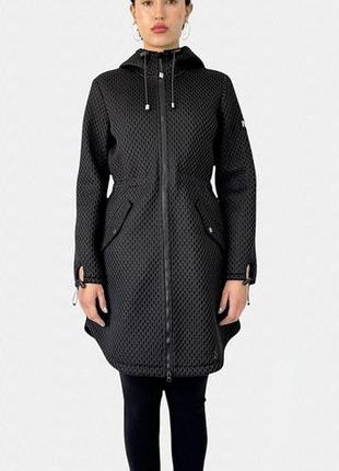 Женское демисезонное пальто-плащ бренда asos, выполненное в минималистическом спортивно-минском стиле