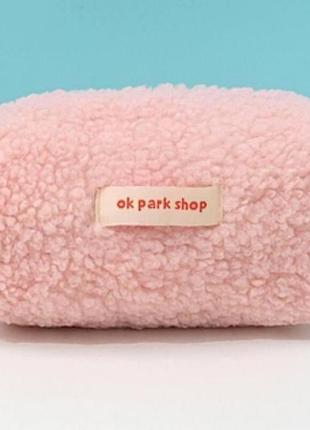 М'яка косметичка "ok park shop" рожева